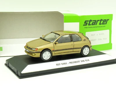 Starter 1/43 - Peugeot 306 S16 3 Porte Gialla - Immagine 1 di 2