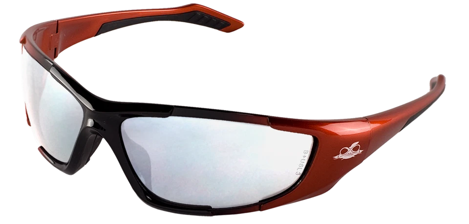Gafas de sol de seguridad Bullhead Javelin marco naranja/negro plateado lente espejo balista Foto 1 de 1