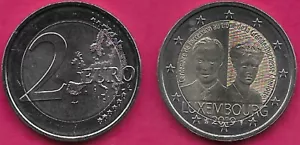 LUSSEMBURGO 2 EURO 2019 UNC 1 ANNO TIPO, 100° ANNIVERSARIO ADESIONE AL - Foto 1 di 1