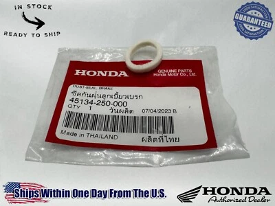 Honda Genuine OEM Authentic Brake Dust Seal 45134-250-000 - Image 1 of 4