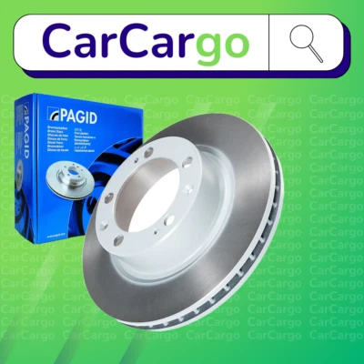 Pagid Vented Front Brake Discs Pair For Porsche 944 2.5 Turbo 1985-1991 298 mm - Image 1 of 4