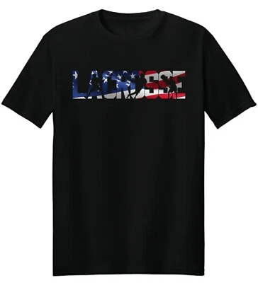 Camiseta Patriótica Lacrosse Lino Americano | Camiseta LAX 4 de Julio Foto 1 de 2