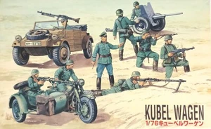 Fujimi 1/76 World Armor Series. German Kubelwagen + B.M.W. R75 (SWA-21) - Picture 1 of 3