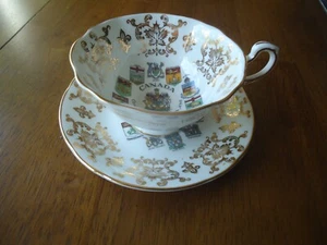 Canada Coats Of Arms Emblems Majesty Of The Queen Paragon Tea Cup & Saucer Set - Picture 1 of 4