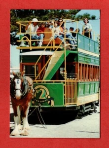 TRANVÍA CABALLO ISLA DE GRANITO Victor Harbor SUR AUST postal autobús coche animal marino - Imagen 1 de 2