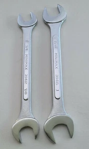 Open End Spanners, Wrenches, 2pc SAE / Imperial 3/4" to 1" Forged Steel, Minimax - Picture 1 of 5