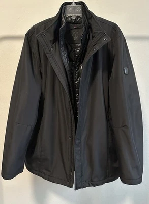 Tumi T-Tech Water-Resistant Zip-Up Jacket Men’s XL Black Outdoor Activewear - Image 1 of 4