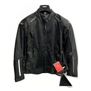 Women’s Coolpro Motorcycle Street Riding Jacket, Black Size Large - Picture 1 of 18
