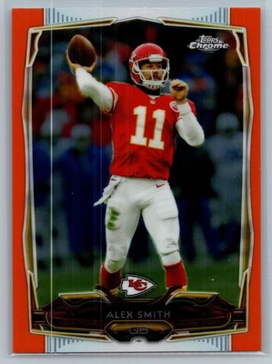 2014 Topps Chrome #54 Alex Smith Kansas City Chiefs Orange - Image 1 of 2