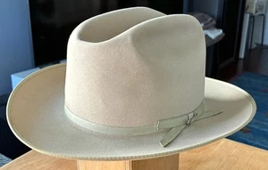50’s 60’s 70's Stetson Open Road Cowboy Hat Beaver 100 size 7 - Picture 1 of 11