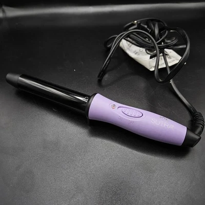 Sutra Beauty Mini Tourmaline Curling Iron 19 mm / 3/4” Cool Tip Purple - TESTED - Image 1 of 2
