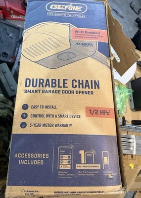Genie Durable Chain Drive Garage Door Opener 1/2 HP WiFi Enabled - Image 1 of 2