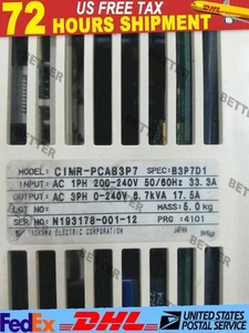 1pcs NEW Yaskawa Inverter CIMR-PCAB3P7 220V 3.7KW 606PC3 - Picture 1 of 3