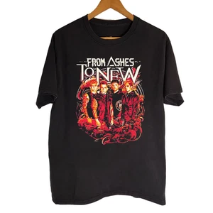 From Ashes To New Band Collection T Shirt Black All Size S-5XL Gift Fan OB1065 - Bild 1 von 3