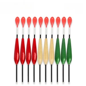 High Buoyancy Fishing Floats 10PCS Balsa Wood Rock Fishing Long Distance Cast - Picture 1 of 6