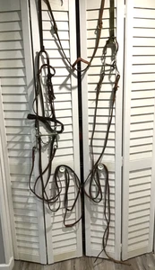 2 Leder Pferd Braut Vintage siehe Bilder Markenlos - Bild 1 von 7