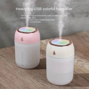 Portable Mini Humidifier, 220ml,Small Cool Mist Humidifier, USB Personal Desktop - Picture 1 of 4