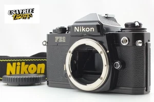 ⏯️[ Near Mint w/ Strap ] Nikon FE2 Black 35mm SLR Film Camera Body from JAPAN - Bild 1 von 13