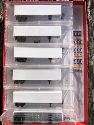 N Scale Micro Trains MTL 45’ Trailer Lot of (6) With Decals Lot #2 - Image 1 of 2