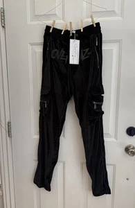 Pantalones deportivos Guapi de terciopelo negro talla 36 (G18) para hombre - Imagen 1 de 11