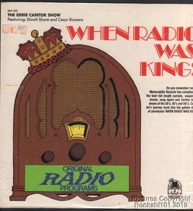 1974 Eddie Cantor Show w/ Dinah Shore & Cesar Romero - When Radio was King LP - Bild 1 von 1