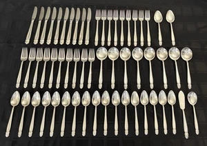 DANISH PRINCESS c.1938 Holmes & Edwards 61 pcs. Silverplate Service for 8 Plus+! - Picture 1 of 10