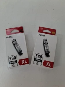 Canon Pixma 580 PGBK XL Tintenpatrone x 2 Brandneu - Bild 1 von 4