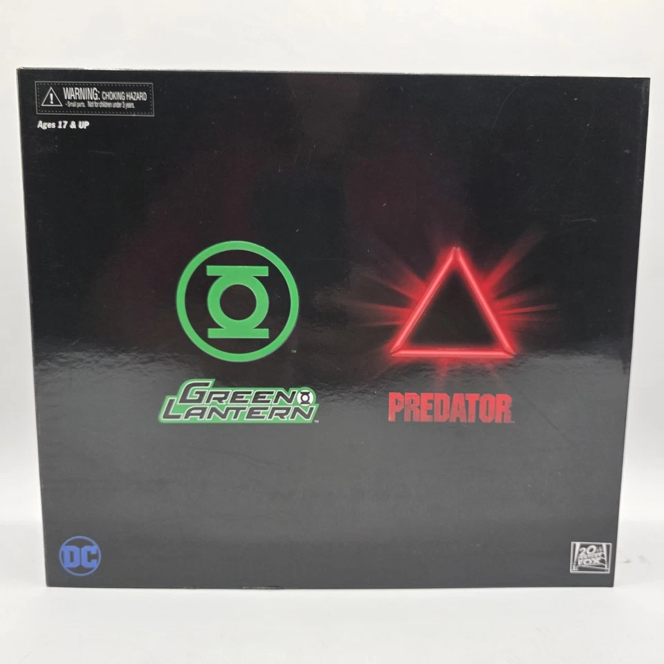 NECA NYCC Exclusivo Linterna Verde vs. Amarillo Sinestro Predator Caballo Oscuro NUEVO Foto 1 de 4