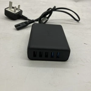 Anker A2054 63W 5-Port USB Wall Charger &Dual Quick Charge 3.0 Ports - Picture 1 of 3