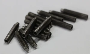 10 x Titan Gewindestifte / Titanium Grade 2 Set Screws ähnl. DIN915 M4 x 20(18)* - Picture 1 of 1