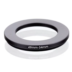 RISE(UK) 49mm-34mm 49-34 mm 49 to 34 Step down Ring Filter Adapter black - Picture 1 of 3