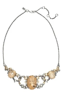 Alexis Bittar 167232 Mujer 'Elementos' Eslabón Babero Collar Plata/Jaspe Foto 1 de 2