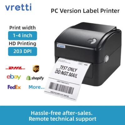 VRETTI Direct Thermal Shipping Label Printer 4x6 USB For UPS USPS - Image 1 of 4