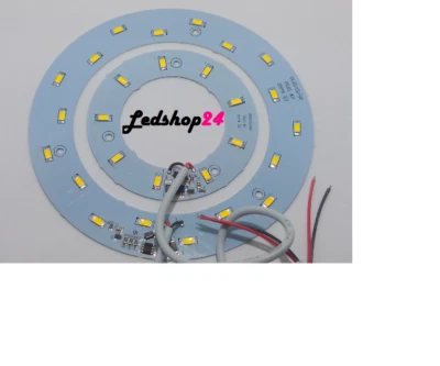 Camper led Plate T9 Circolina 9W+5W Resa 140W DC 12V SMD 5730 Bianco 6000K - Immagine 1 di 2