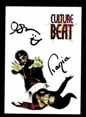 Culture Beat Autogrammkarte Druck Signiert ## BC 203292 - Bild 1 von 2