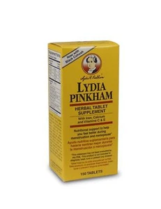 Lydia Pinkham Herbal Supplement Tablets for Menstrual and Menopause Support 1... - Picture 1 of 5