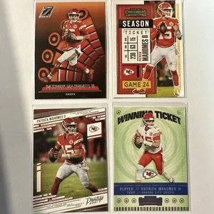 4 Card Lot Patrick Mahomes Panini Prestige, Zenith, Contenders and Insert Chiefs - Picture 1 of 5