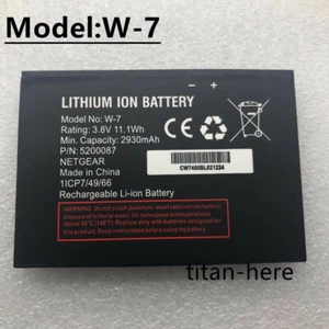 New W-7 2930mAh Battery for Netgear Sierra Wireless Router Aircard 790S 810 - Foto 1 di 3