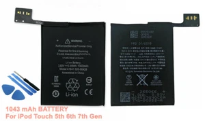 2Pcs New 1043mAh Battery For Apple iPod Touch 6g 6 6th Gen A1574 A1641 020-00425 - Picture 1 of 10