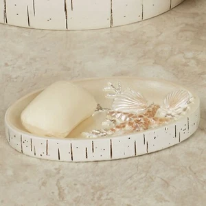 Beach Time Starfish Coastal Handpainted Bath Accessories Ivory - Picture 1 of 6
