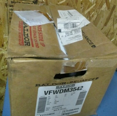 BALDOR ELECTRIC WASHDOWN MOTOR 3 PH .75HP 1750RPM VFWDM3542 - Image 1 of 4