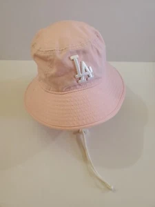 New Era Los Angeles Dodgers Pink Bucket Hat One Size Fits All - Picture 1 of 8