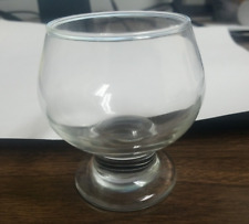 (ONE) 6 oz BRANDY SNIFTER 3 1/2" TALL, THICK STEM GLASS ACOPA/BARS/WINE TASTE