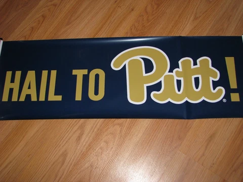 University Of Pittsburgh Panthers Retractable Banner NEW! Hail To Pitt For Life! Cover