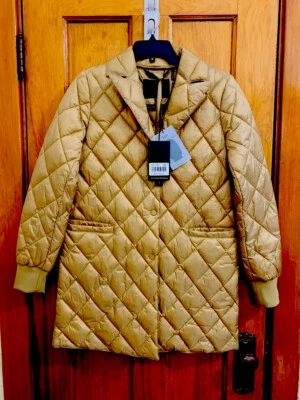 Abrigo acolchado acolchado Dawn Levy Jess camel nuevo con etiquetas talla S 350.00 Foto 1 de 4