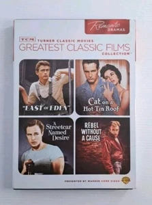 TCM Romantic Dramas DVD 2 Disc Greatest Classic Films Collection X 4 R1 LLM1TZ - Picture 1 of 7