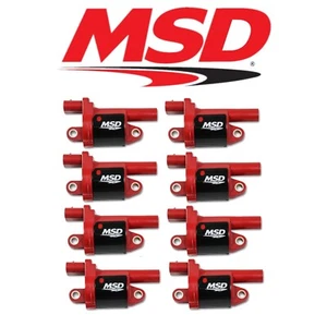 Juego de bobinas de encendido MSD Red Blaster para 2014+ Cadillac/Chevrolet/GMC 5,3 L/6,2 L L LT - Imagen 1 de 3