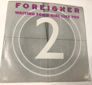 Foreigner 7" Record 45 & Picture Sleeve Waiting For A Girl Like You / I'm Gonna - Picture 1 of 5