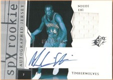 2003-04 SPx NDUDI EBI RC AUTO JERSEY /1999