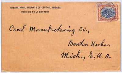 GUATEMALA Cover *CENTRAL AMERICA RAILWAYS* Empresa 1914 Michigan USA YS320 - Image 1 of 4